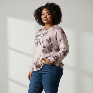 Glyder Women's Tie-Dye Active Crewneck Sweatshirt